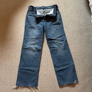 J. Crew Women’s Dark Blue Slim Wide Leg Jeans